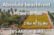 Absolute Beachfront Land for sale 🔥Hua Hin