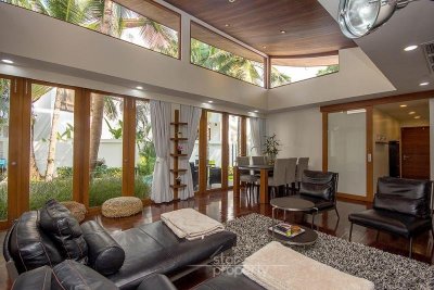 Pranburi/Hua Hin privat pool villa pak nam pran 330 kvm vid stranden