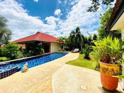 Big pool villa 3 beds 2 bathrooms – House soi 114 Hua Hin