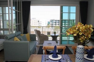 Fully Furnished Golf and Sea View Apartment Near Hua Hin Town