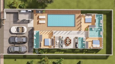 Luxury Brand New Pool Villa near Palm Hills Hua Hin