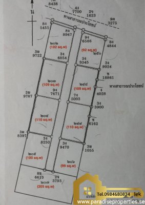 Beautiful Land for sale only 50 Meter to the Beach 🔥@ Pak Nam Pran,Pranburi