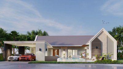 Luxury brand new pool villa soi 112 up Hua Hin