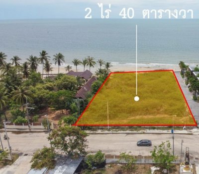 Absolute Beachfront Land for sale 🔥Hua Hin