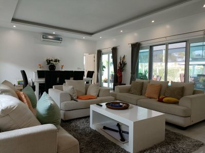 Luxury 5 Bed Pool Villa Near Palm Hills Golf Course Villa Property Hua Hin