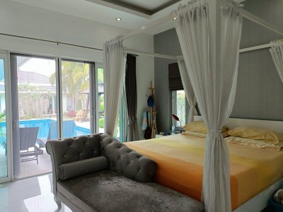 Luxury 5 Bed Pool Villa Near Palm Hills Golf Course Villa Property Hua Hin
