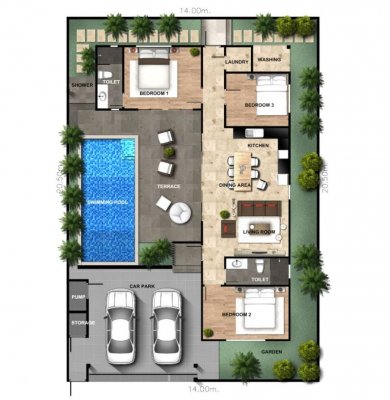 Eeden village Luxury brand new pool villa near Palm Hills north Hua Hin