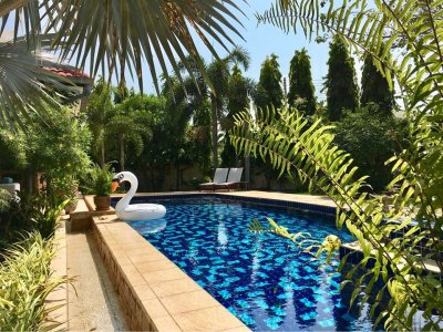 Big pool villa 3 beds 2 bathrooms – House soi 114 Hua Hin