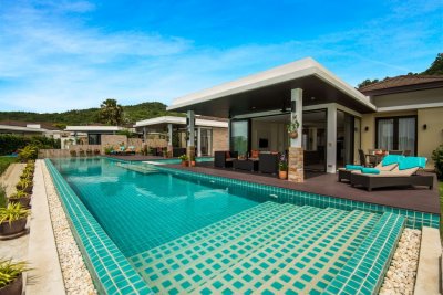 The Spirit 2 Fantastic Pool Villas with 5 Bedrooms & Sea Views & Very Large Infinity Edge Pool