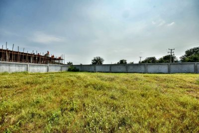 Great Land Plot at the end of a row of large Luxury Homes with lovely Westerly Views Hua Hin