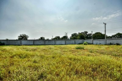 Great Land Plot at the end of a row of large Luxury Homes with lovely Westerly Views Hua Hin