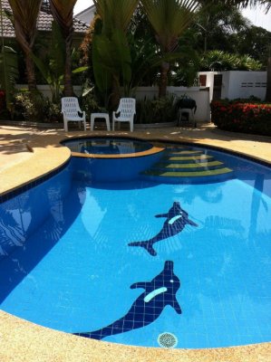 Tropical Garden Village large pool villa in Hua Hin, Cha-am