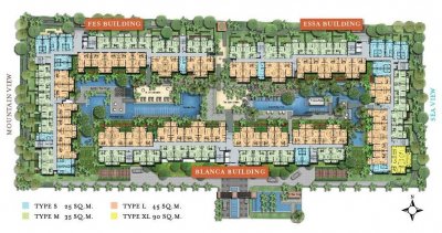 Bluroc Apartments near the city at the beach in Hua Hin