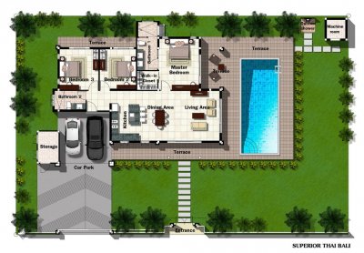 Pool villa 334 sqm west Hua Hin