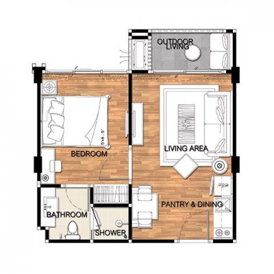 Bluroc Apartments near the city at the beach in Hua Hin