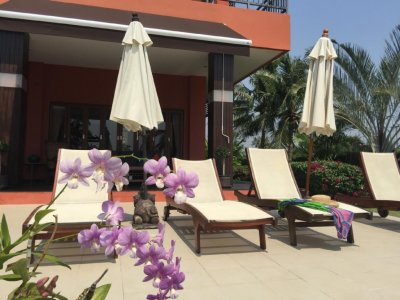 Big pool villa Palm Hills Golf Club in Hua Hin, Thailand