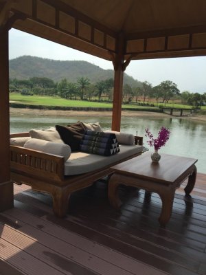 Big pool villa Palm Hills Golf Club in Hua Hin, Thailand