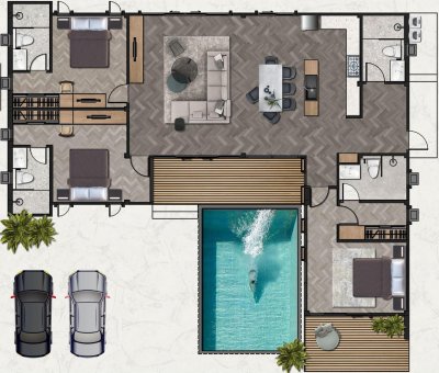 Paradis villas brand new Luxury pool villas in soi 88 Hua Hin