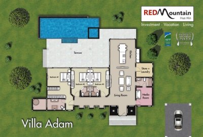 Woodlands Residence pool villa Jay 320 sqm west Hua Hin
